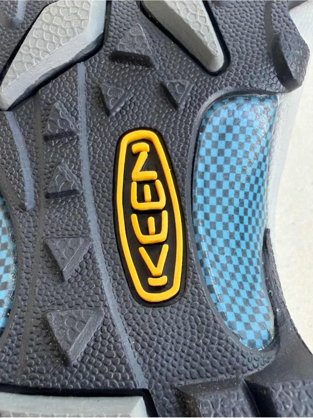 KEEN Shoes Women Size 10 Steel Toe Work Atlanta Cool ESD Gargoyle Gray Blue NEW